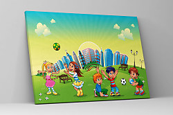 Obraz do škôlky Poďme sa hrať 1777